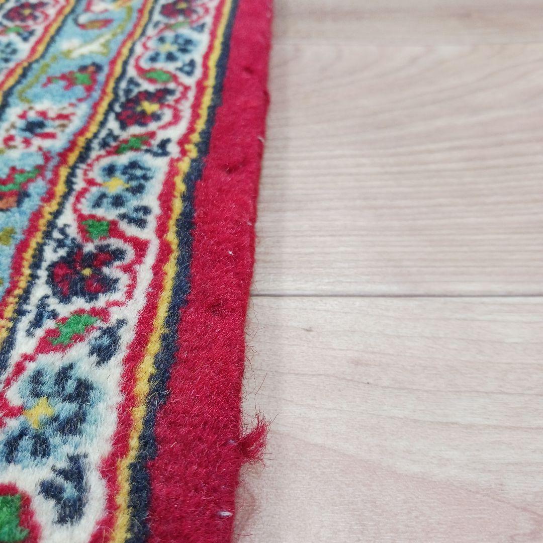 Y3053 高級ペルシャ絨毯 カシャーン産 ウール100% 手織 大判 299㎝