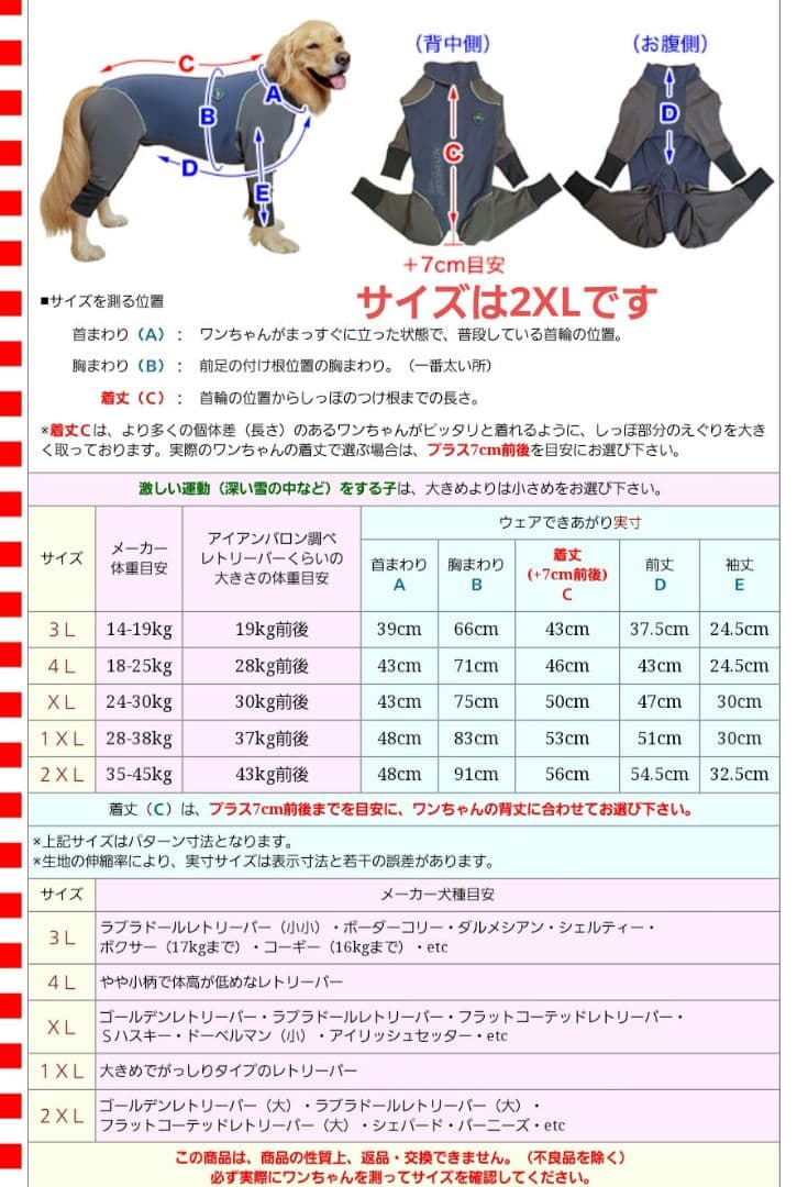 アルファアイコン　ダブルフルドックガード size: 2XL