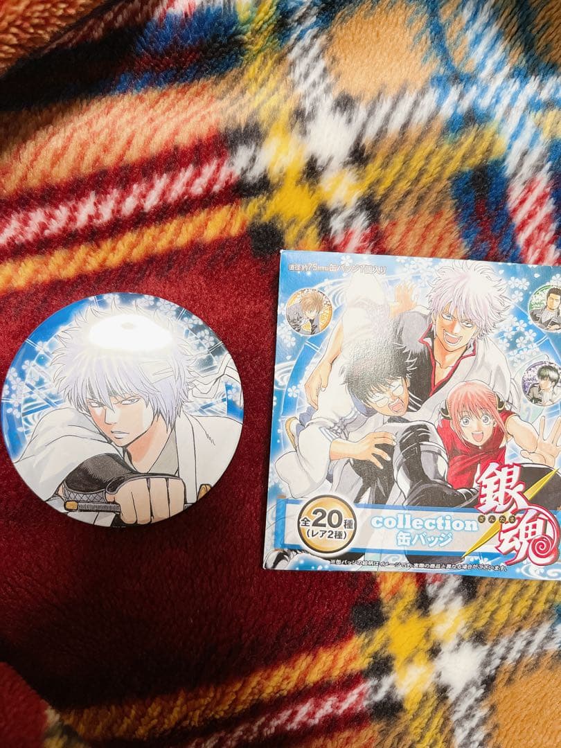 銀魂 大銀魂展 銀時 白夜叉 缶バッジ コレ缶