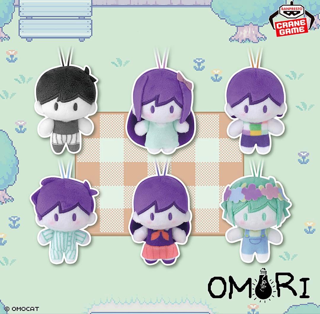 omori ぬいぐるみマスコット＆おすわりフィギュア【8体セット】
