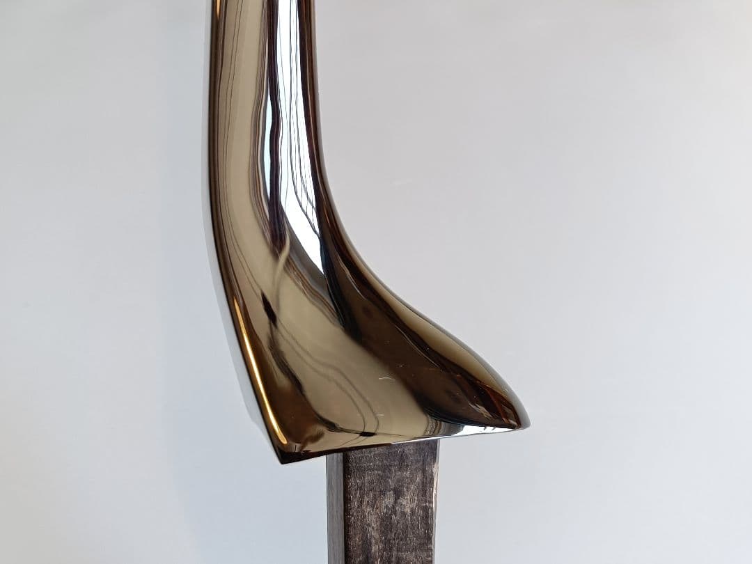 昭和の名工 佐久本盛信作 西平開鐘写し 八重山黒木ウジラミ材 本革一枚張り胴