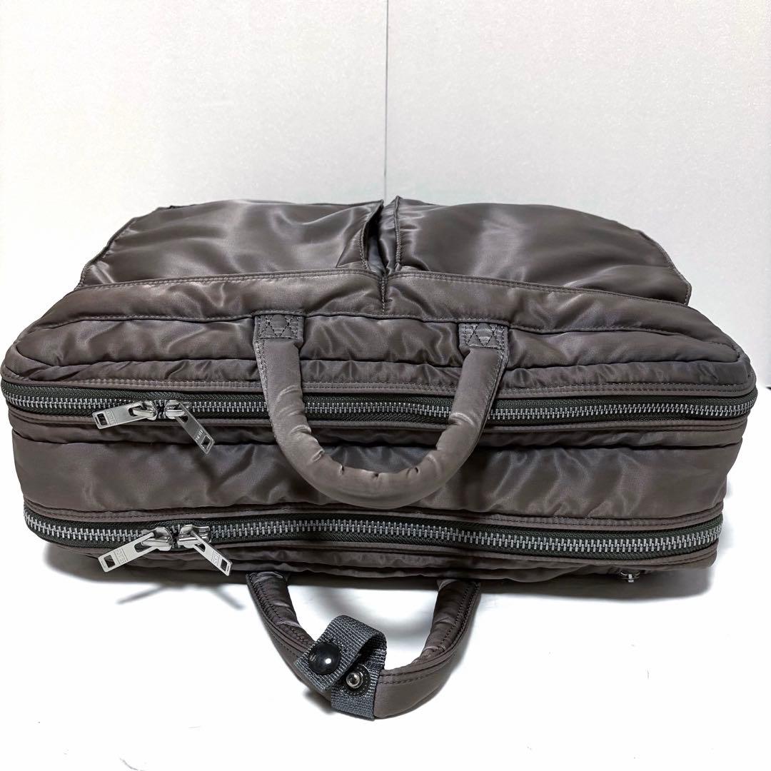 新型✨極美品 ポータータンカー ビジネスバッグ3way 2層 A4可 グレー