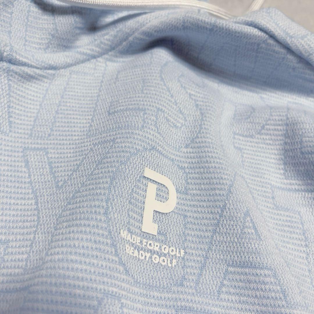 極美品　パーリーゲイツ　2023　セットアップ　ゼブラメッシュ　BIGロゴ柄