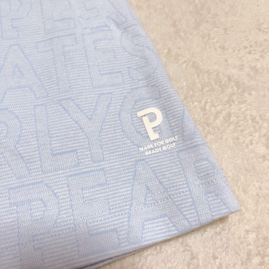 極美品　パーリーゲイツ　2023　セットアップ　ゼブラメッシュ　BIGロゴ柄