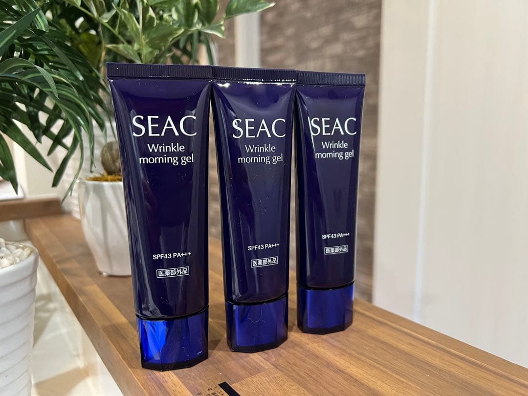 新品 SEAC 薬用リンクル(シワ改善)オールインワン 朝用50g3個