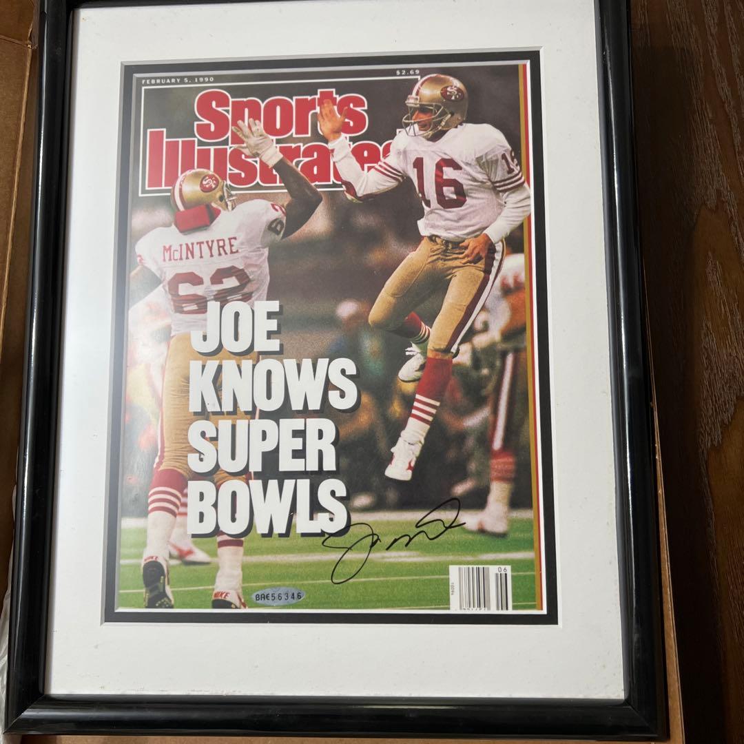 【UDA】ジョー・モンタナ直筆サイン スポイラ表紙