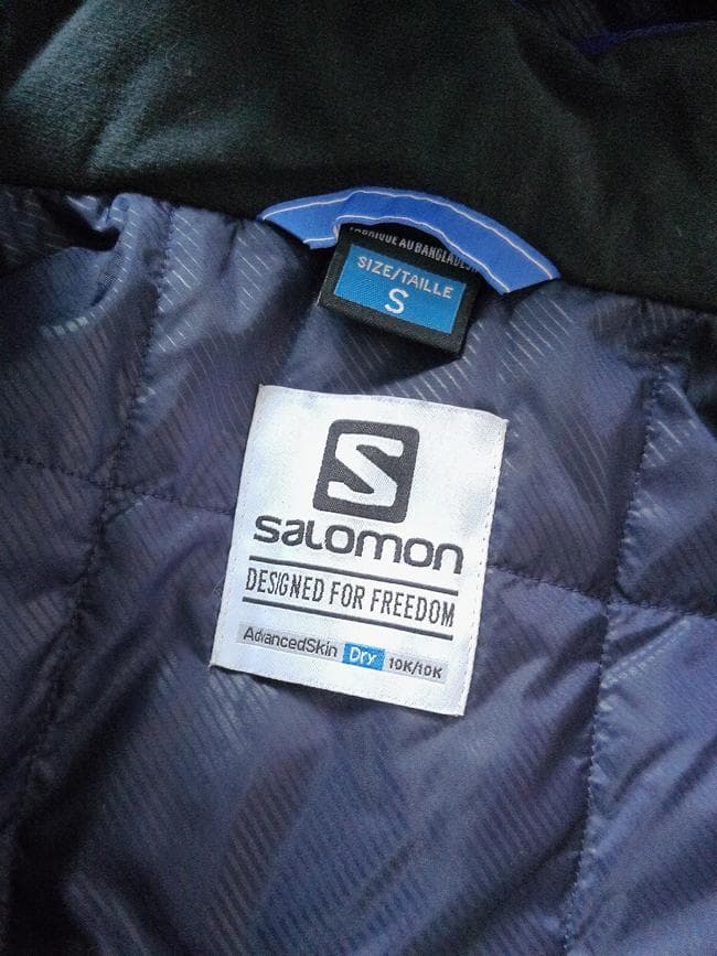 美品 サロモン AdvancedSkin Dry 防水透湿 スキージャケット S