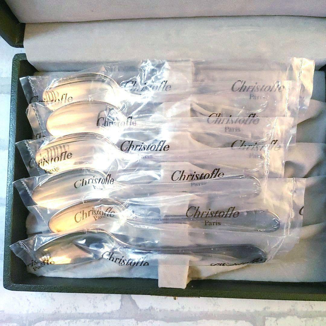 クリストフル◆ スプーン 6本セット◆未使用未開封◆箱付き