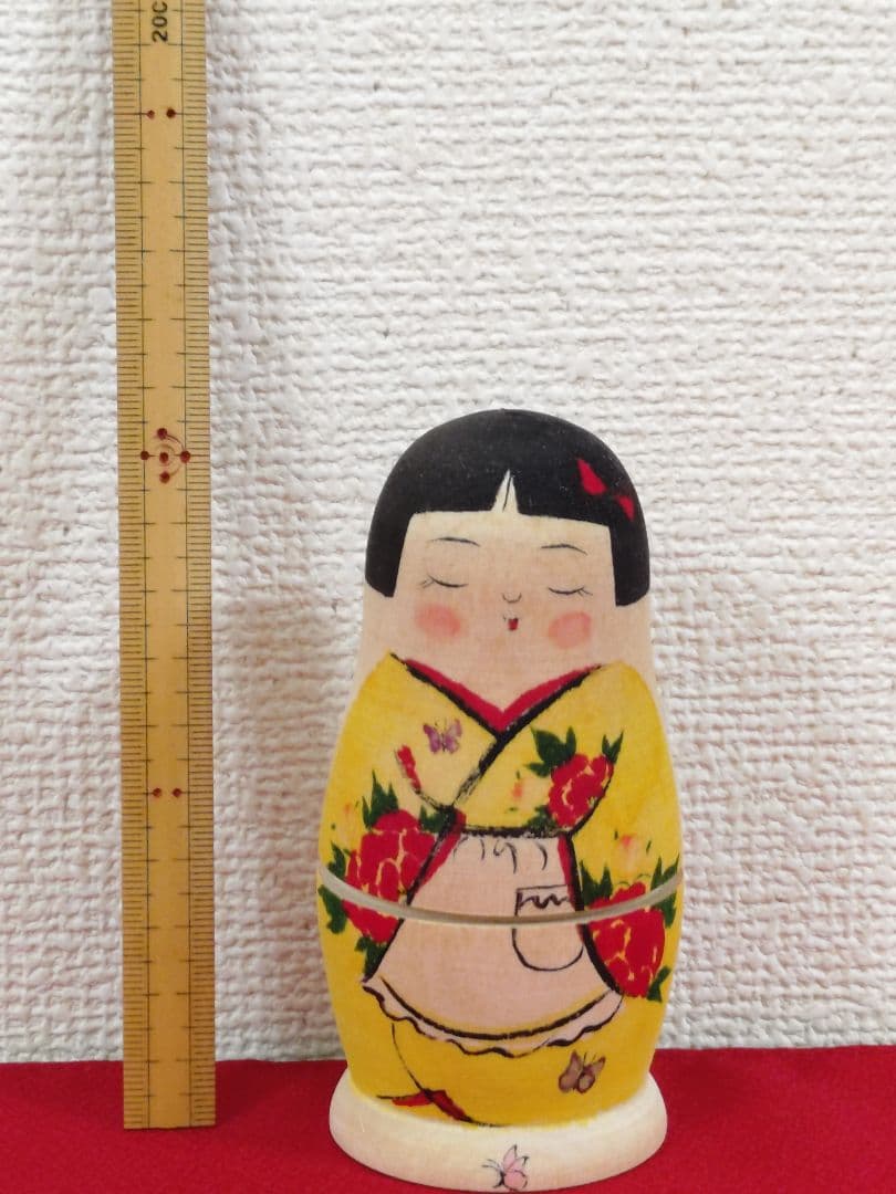 伝統こけし　本間直子工人　マトリョーシカこけし