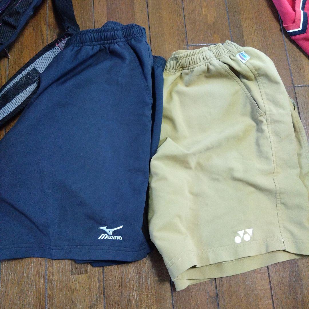 YONEX テニスラケット 3本セット バッグ ハーフパンツ付き