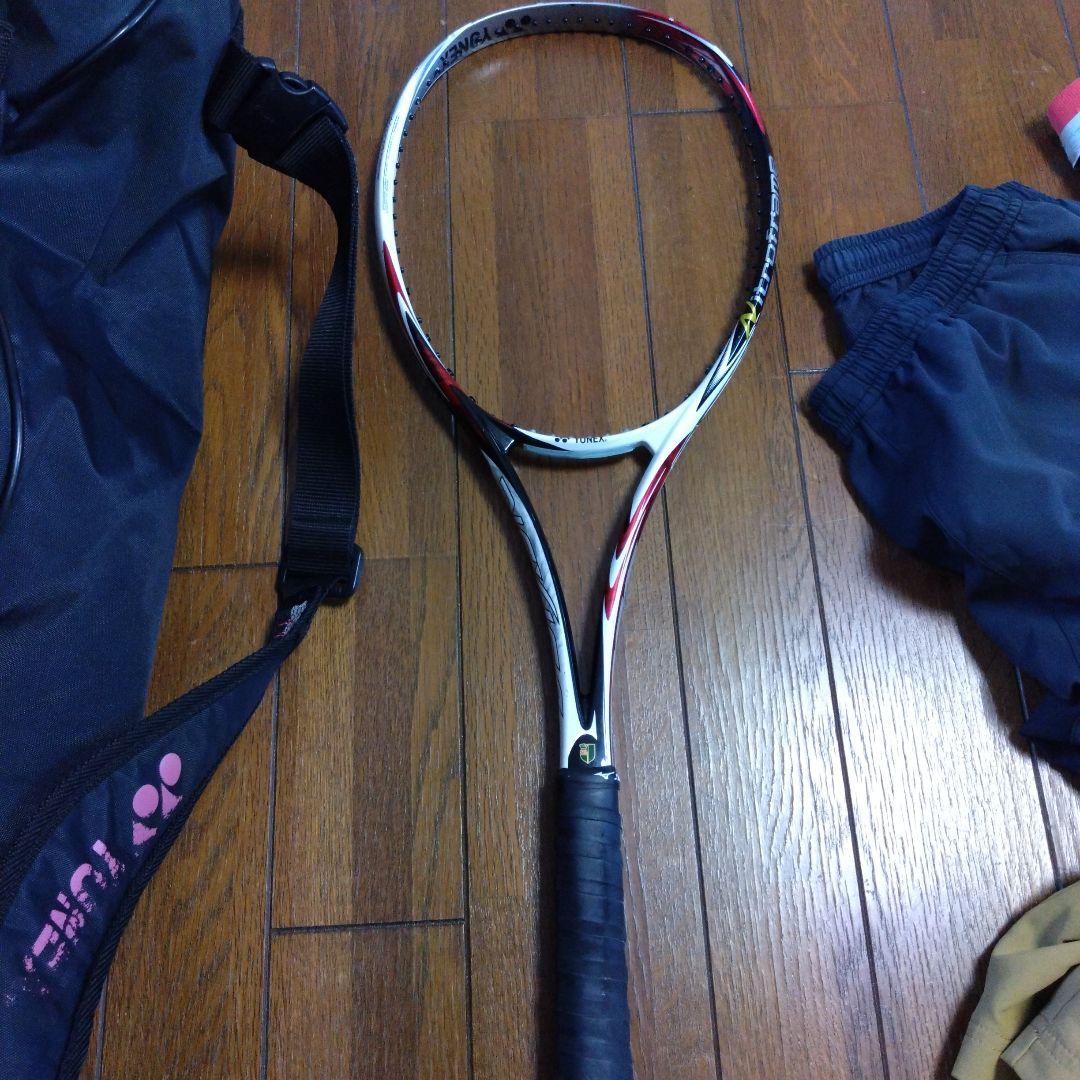 YONEX テニスラケット 3本セット バッグ ハーフパンツ付き