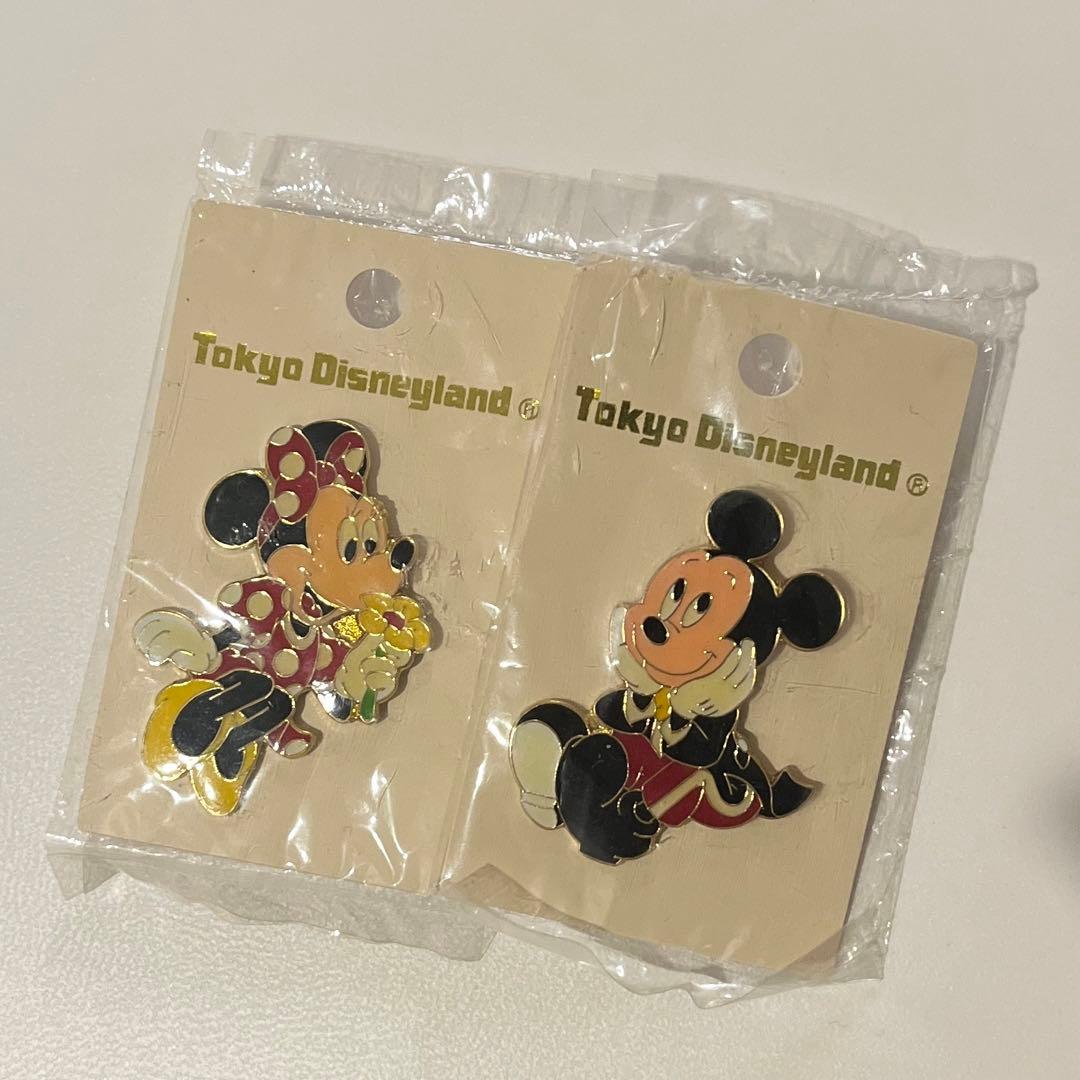 激レア 希少品 東京ディズニーランド ミッキー ミニー ピンバッジ