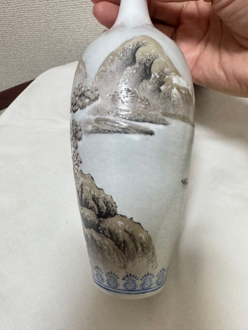 中国名瓷　景徳鎮花瓶　コレクション　骨董品