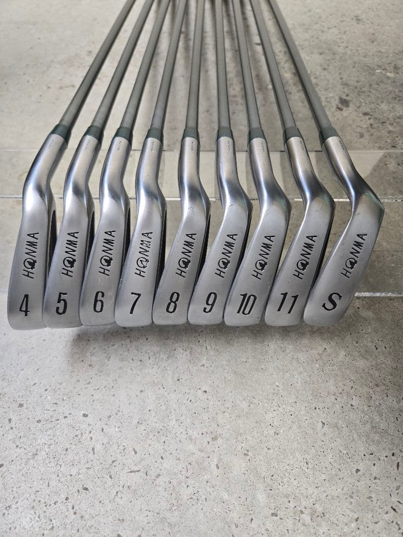 【美品】HONMA　LB-606　FLEX-L　レディースアイアン9本セット