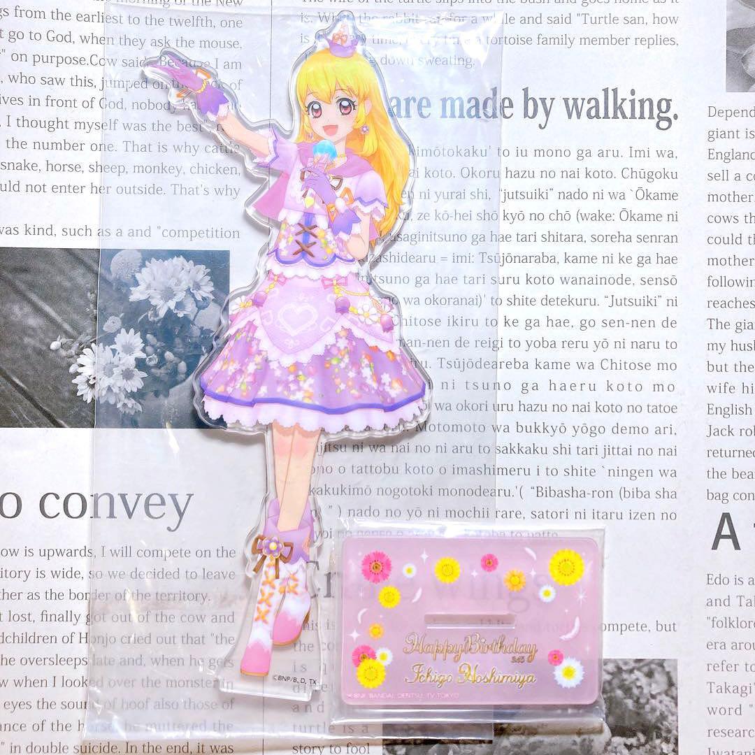 【匿名・追跡あり】アイカツ！ 星宮いちご アクリルスタンド 背景ボード