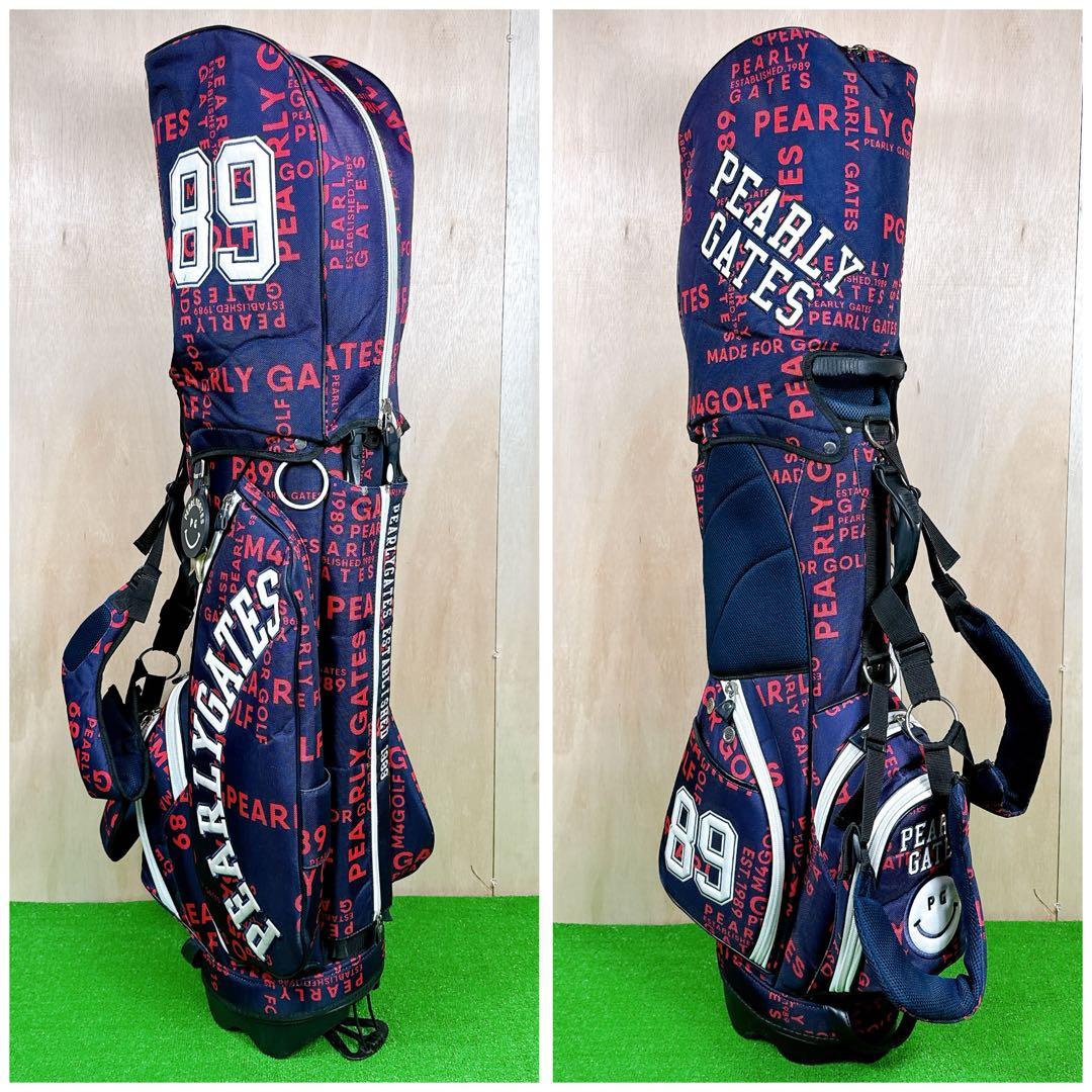 PEARLYGATES キャディバッグ スタンド式 ヘッドカバー付き 6分割