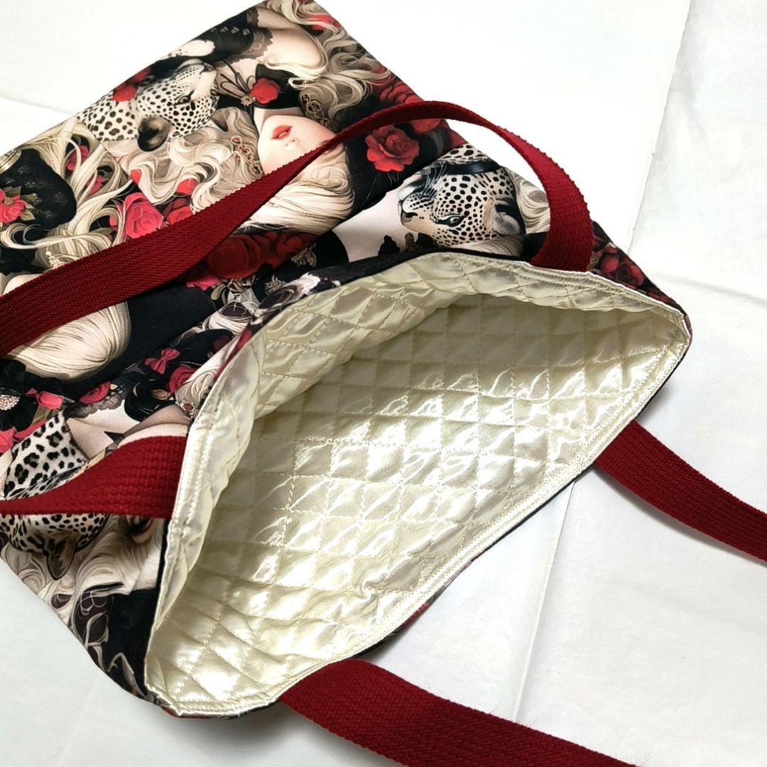 cancan様】ハンドメイドオーダー★女の子★大容量トートバッグ&フリル巾着6点