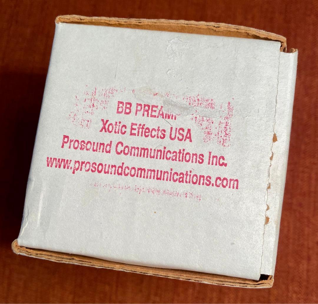 Xotic BB Preamp 初期生産平ネジ