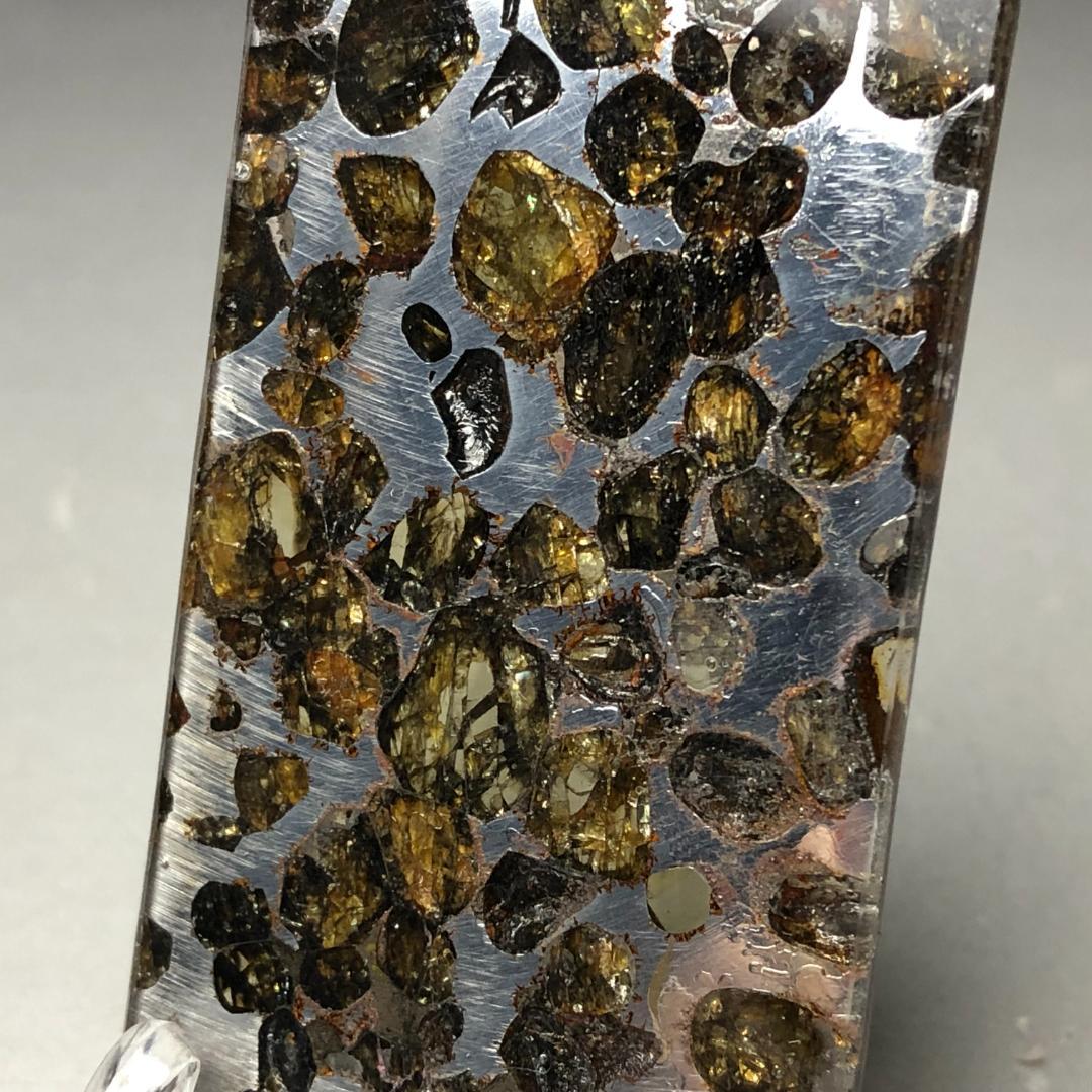 山*リ様 パラサイト隕石 隕石　石鉄隕石　セリコ隕石 美品　重さ約11ｇ　共箱