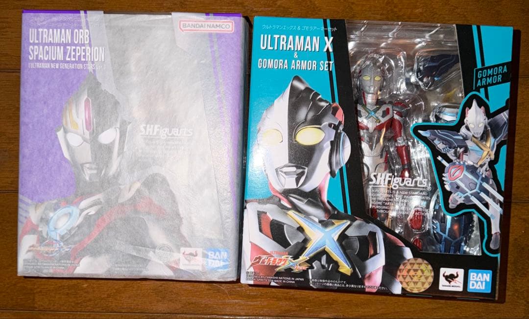 S.H.Figuarts ウルトラマンエックス＆ゴモラアーマーセット　オーブ