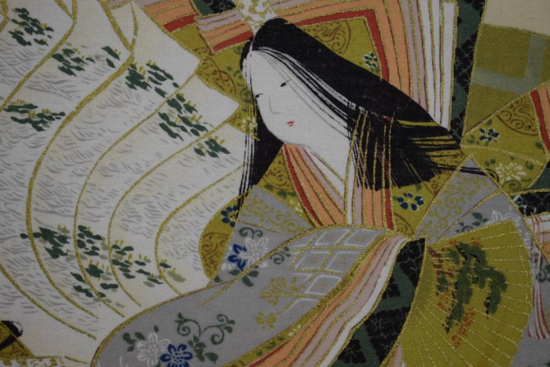 複製/狩野探幽/人物図/和泉式部/工芸/布袋屋掛軸HJ-386