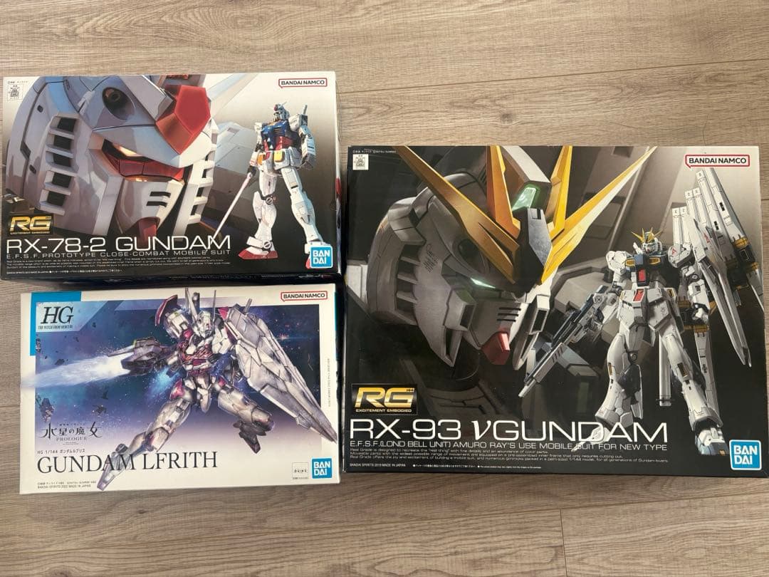 RG RX-93 & RG RX-78-2 & HG LFRITH &各デカール