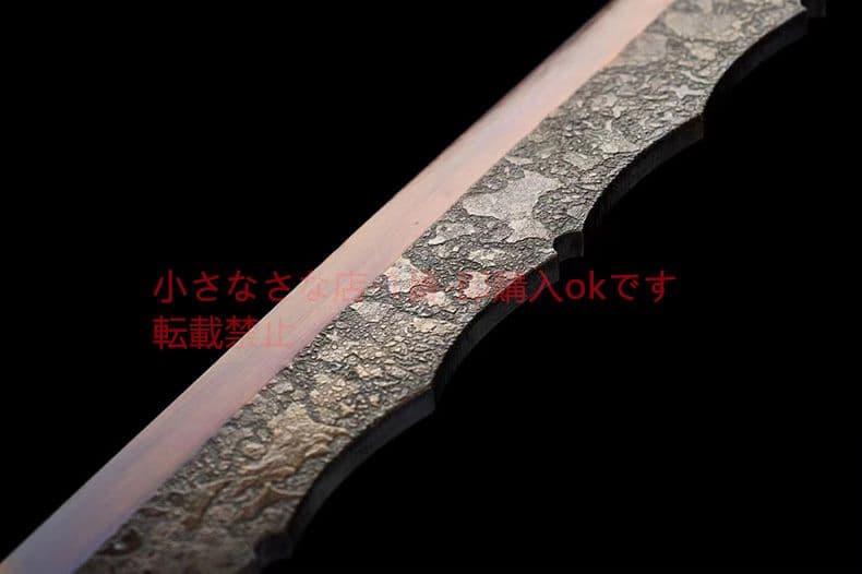 一体刺繍春刀紫霞（焼き紫金）古兵器 武具 刀装具 日本刀 模造刀 居合刀