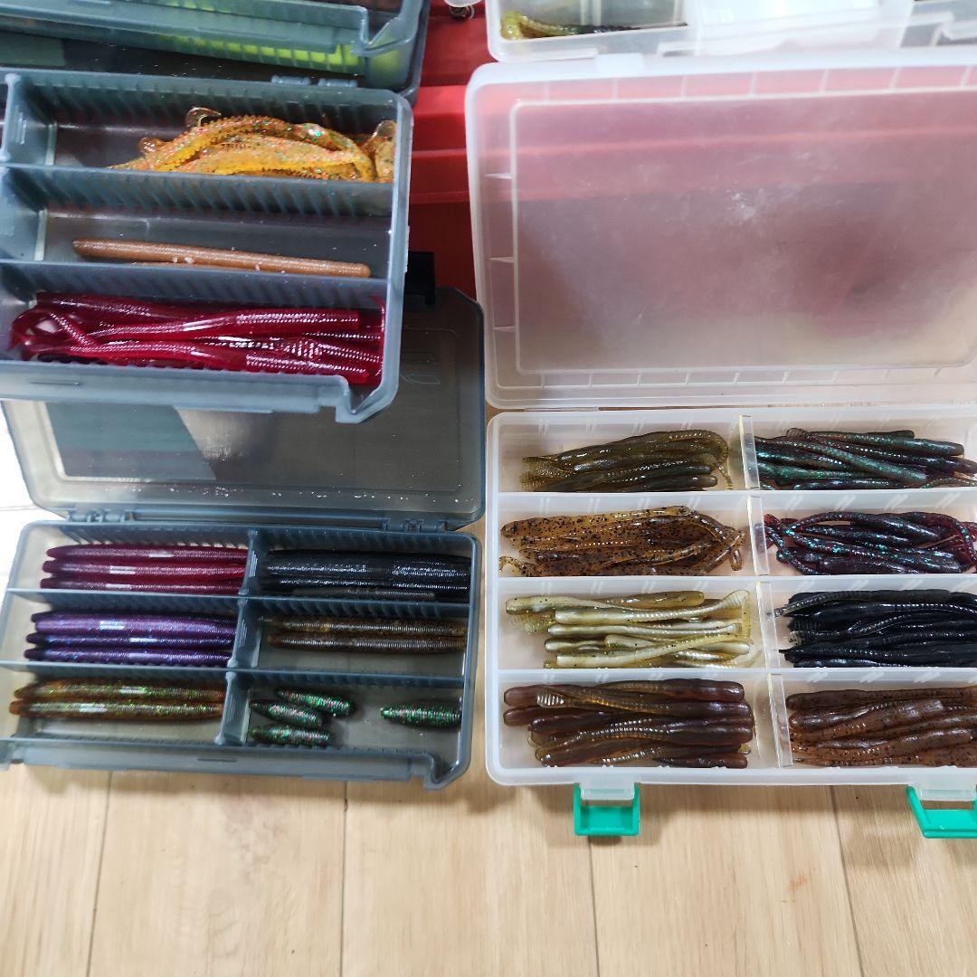 バス釣り引退　ワーム　フック　シンカー　ジグヘッド　まとめ売り★
