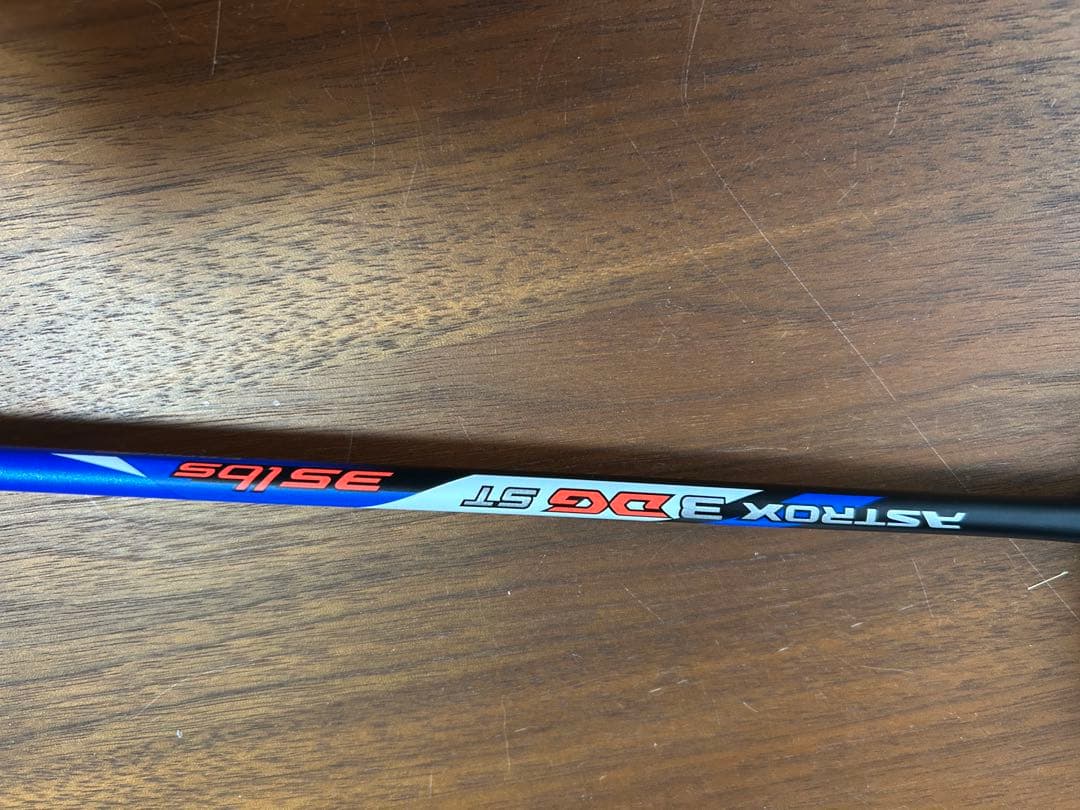 YONEX ASTROX 3 DG ST 35lbs 日本未発売 ガット張り込