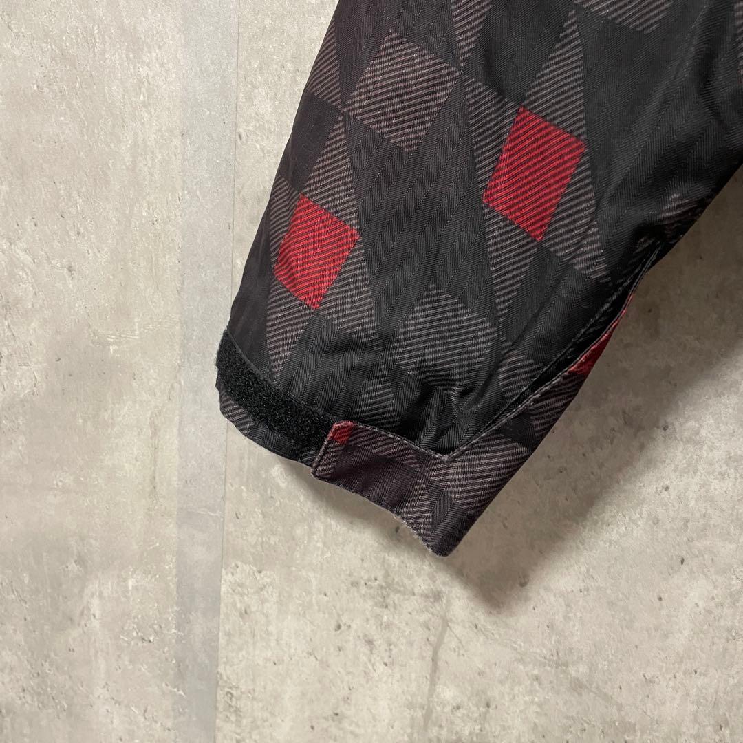BURTONバートンスキージャケットスノーボードウェアパーカーフード黒ブラック赤