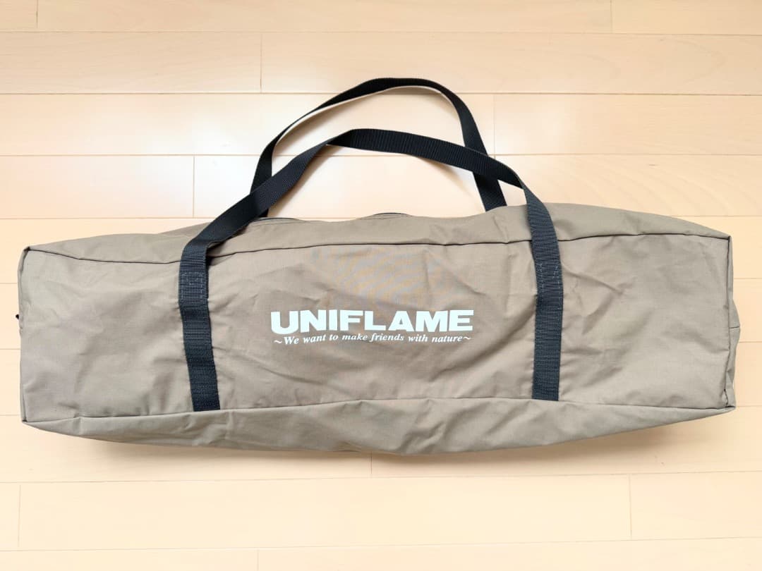 【未使用】ユニフレーム REVOスクエアタープ 3×3 TC/TAN