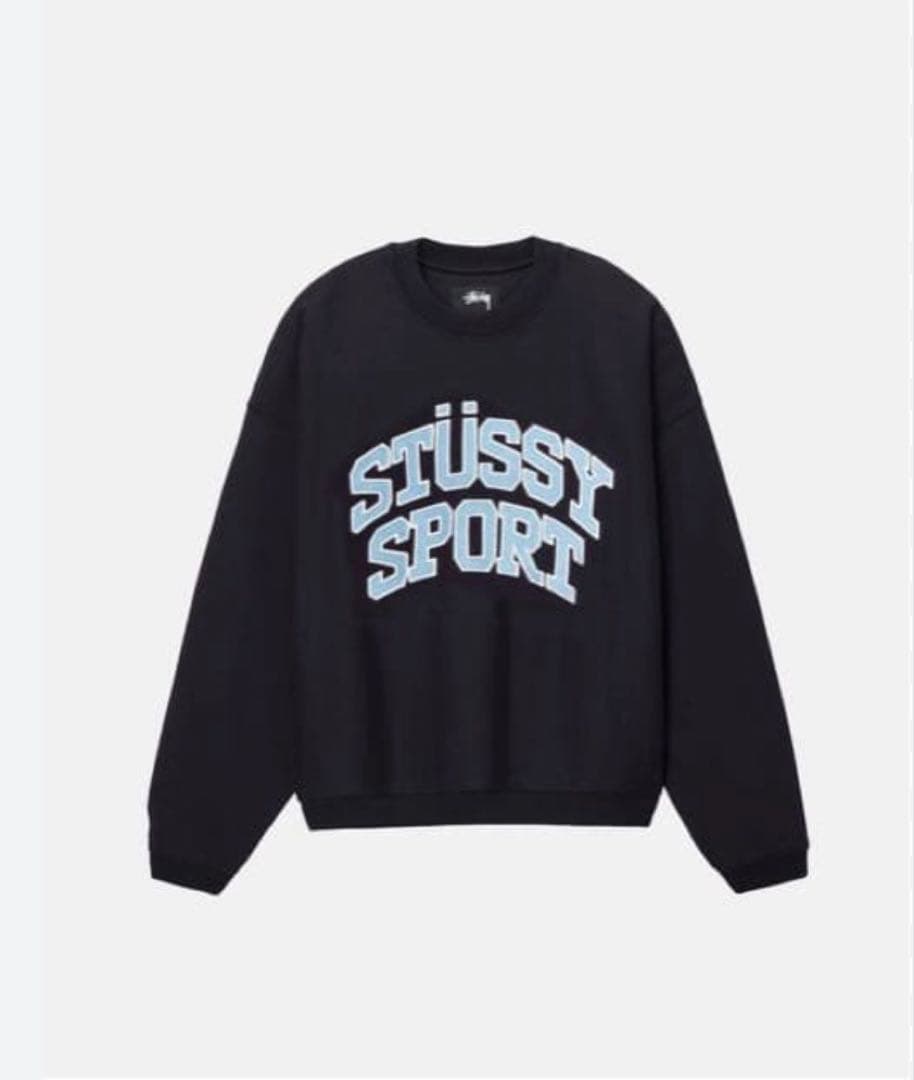 Stüssy SPORT ブラック スウェット