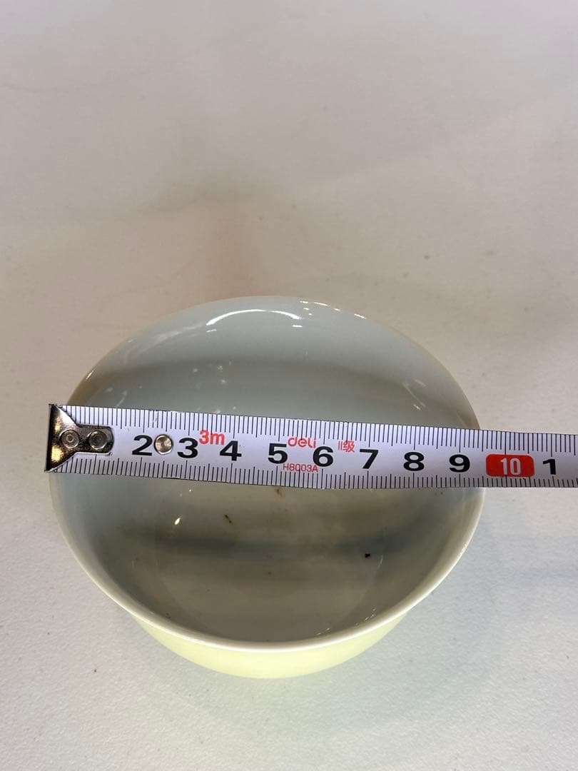 希少品 清時代 在銘 大清乾隆年制黄釉 小茶碗　茶杯　中国古美术品