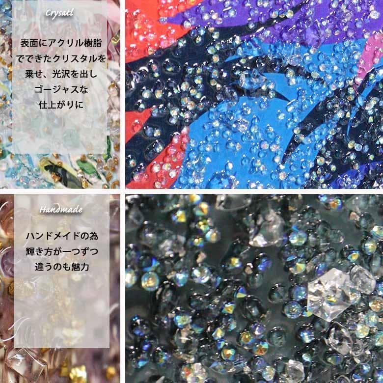 クリスタルアート アクリルアート インテリア ピクチャーアート 未来を信じて 馬