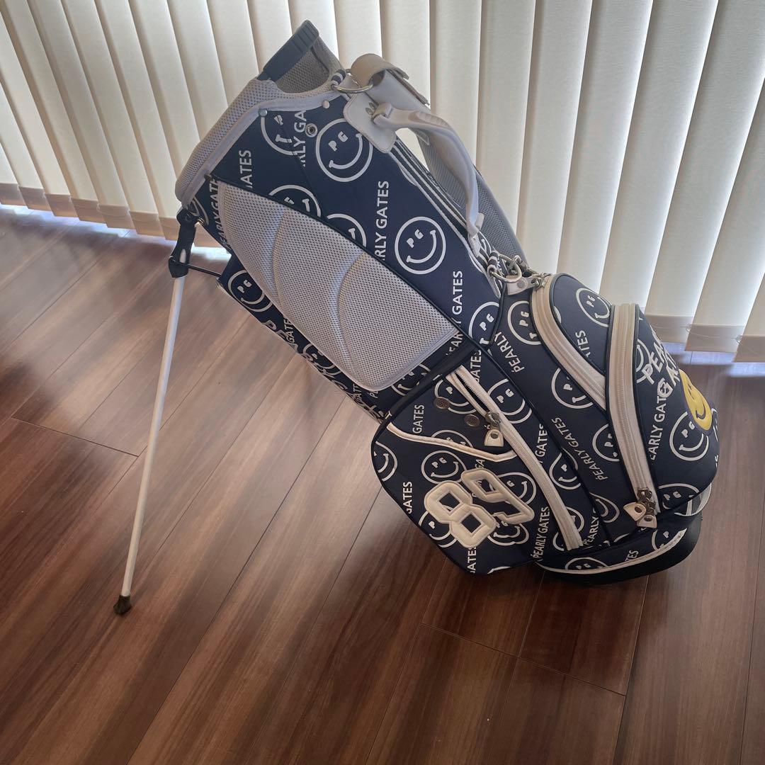 PEARLY GATES スマイリーフェイス ゴルフバッグ