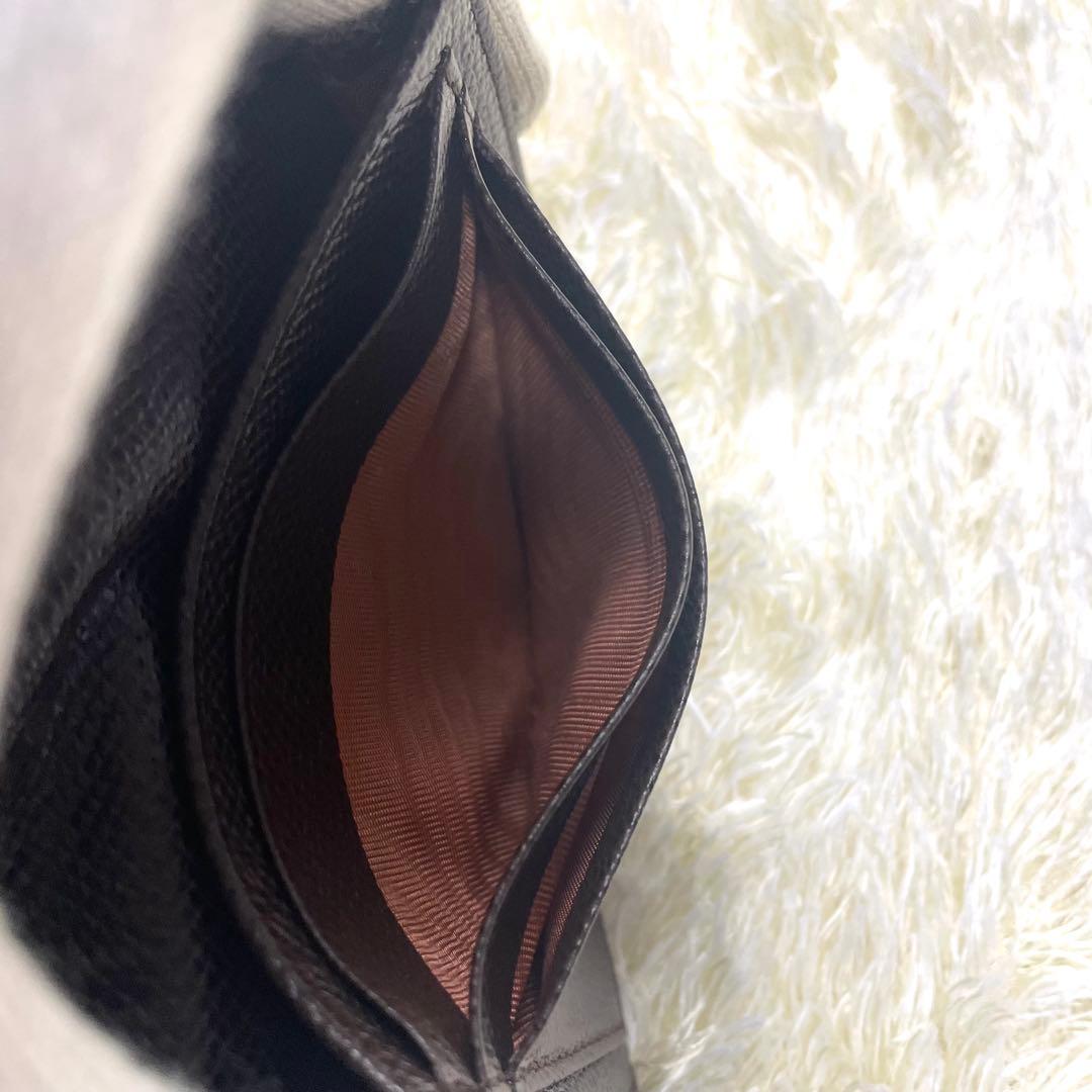 美品 ブルガリ 名刺入れ サフィアーノ ビーゼロワン サークルロゴ ブラウン