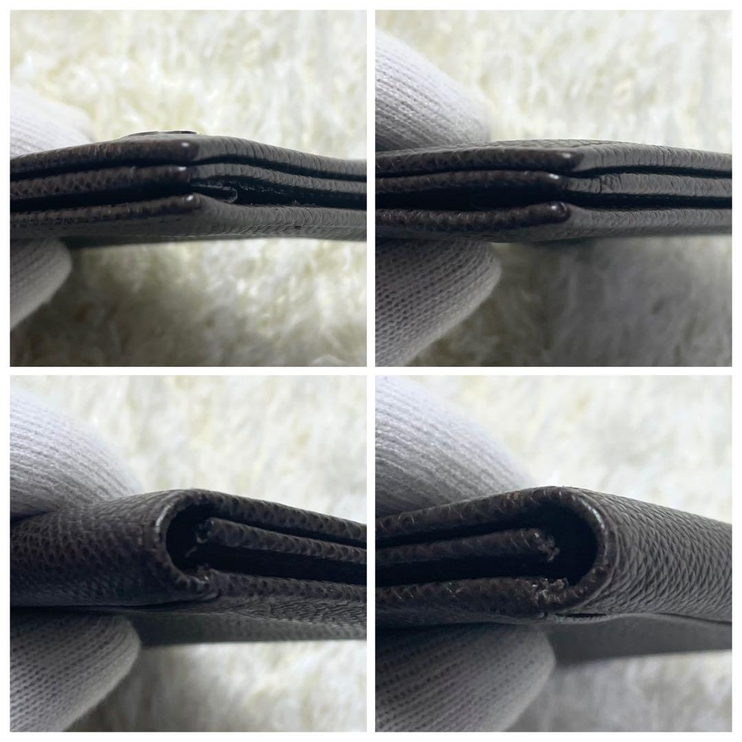 美品 ブルガリ 名刺入れ サフィアーノ ビーゼロワン サークルロゴ ブラウン