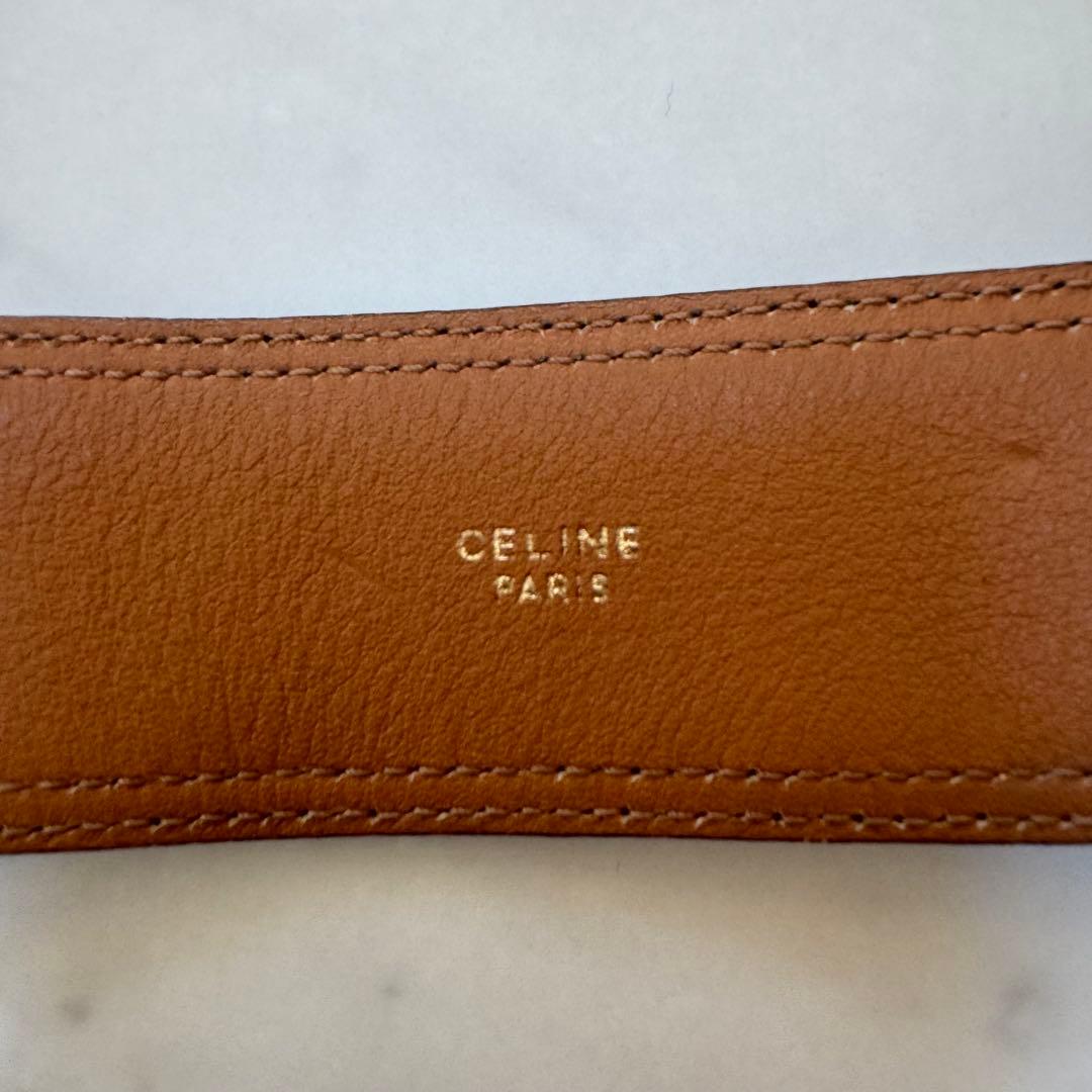 【CELINE】セリーヌ ホースビット ベルト レザー 金具 ヴィンテージ