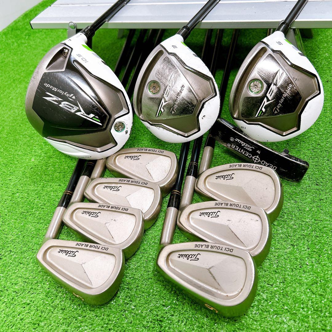 【バッグ未使用】テーラーメイド タイトリスト メンズクラブセット 11本 初心者