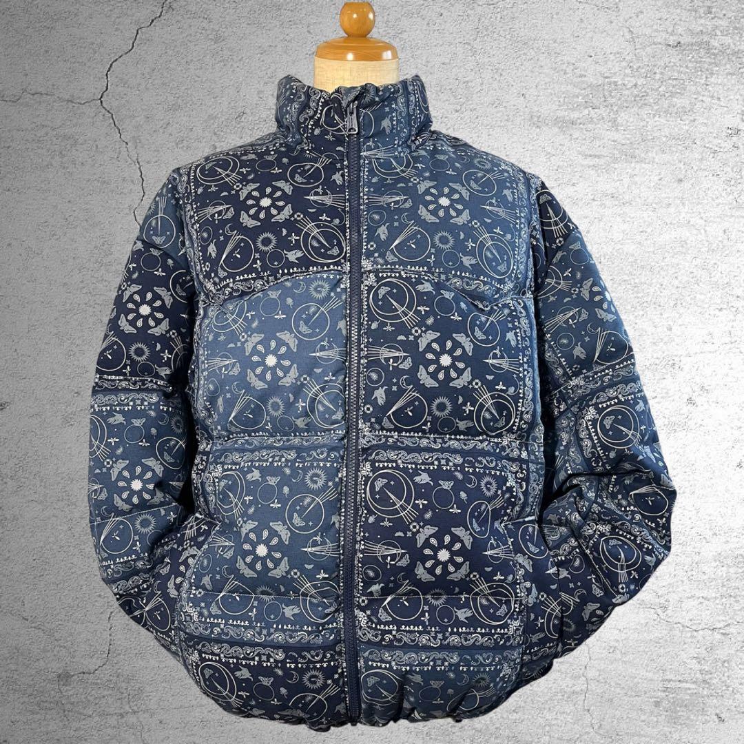 LEVI’S Levi's ダウンジャケット ペイズリー　総柄　バンダナ柄