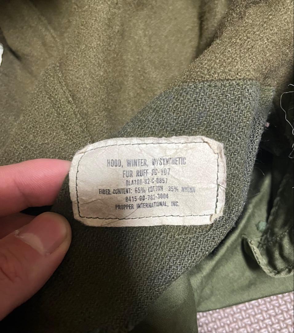 60s m65 フィッシュテール アルミジップ フルセット 最初期 ミディアム