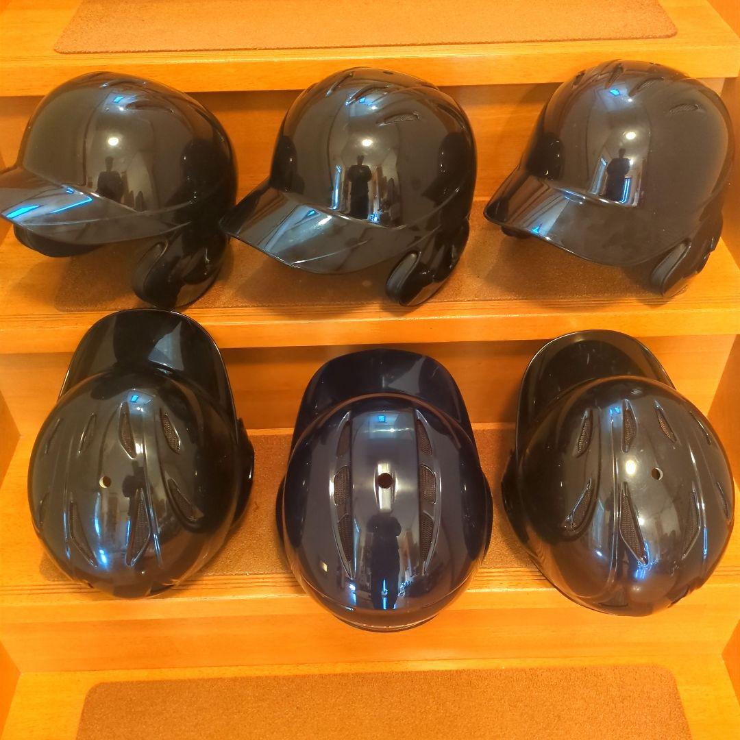 Mizuno ZETT　JSBBヘルメット ６個セット　Lー3個　Oー３個