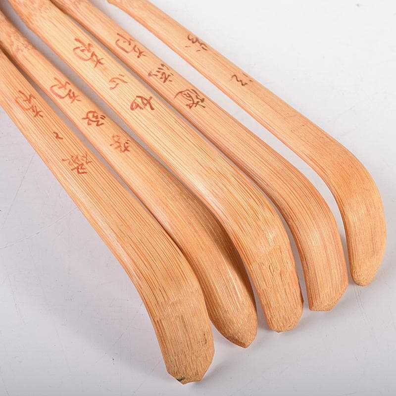 茶道具　表千家流歴代宗匠好茶杓　歴代茶杓　十三本　書付共筒　V　R7767