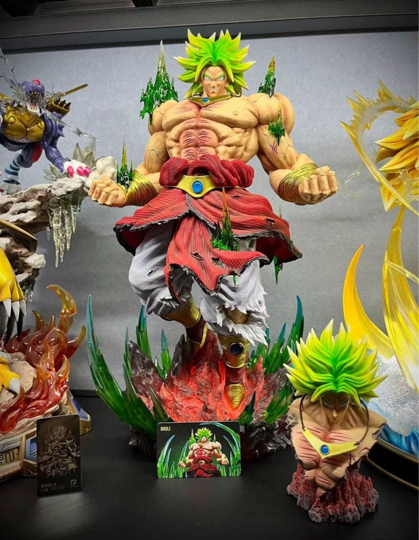 ドラゴンボール ブロリー ガレキ ガレージキット スタチュー X②③