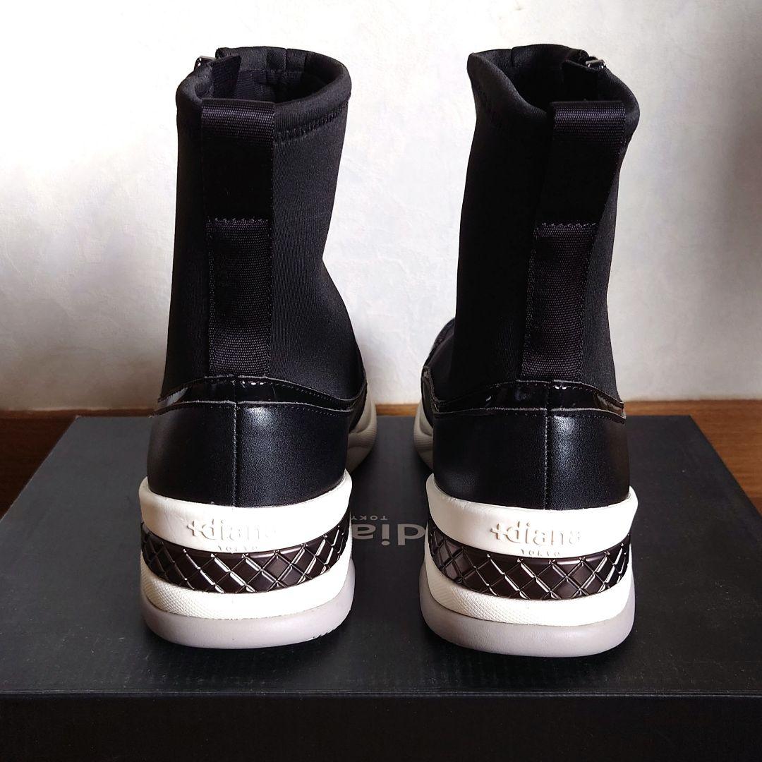 【プラスダイアナ】オールウェザーシューズ Lサイズ 黒