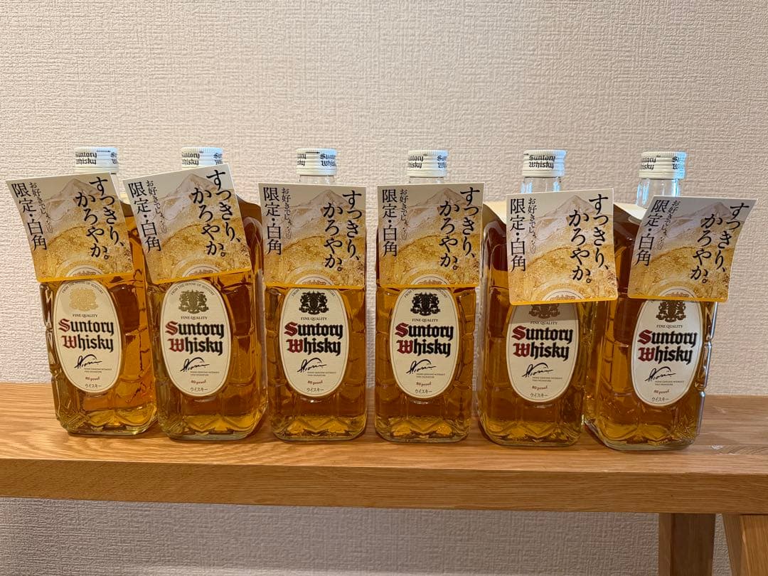 【6本セット】復刻版　サントリーウイスキー　白角　角瓶　700ml　終売品