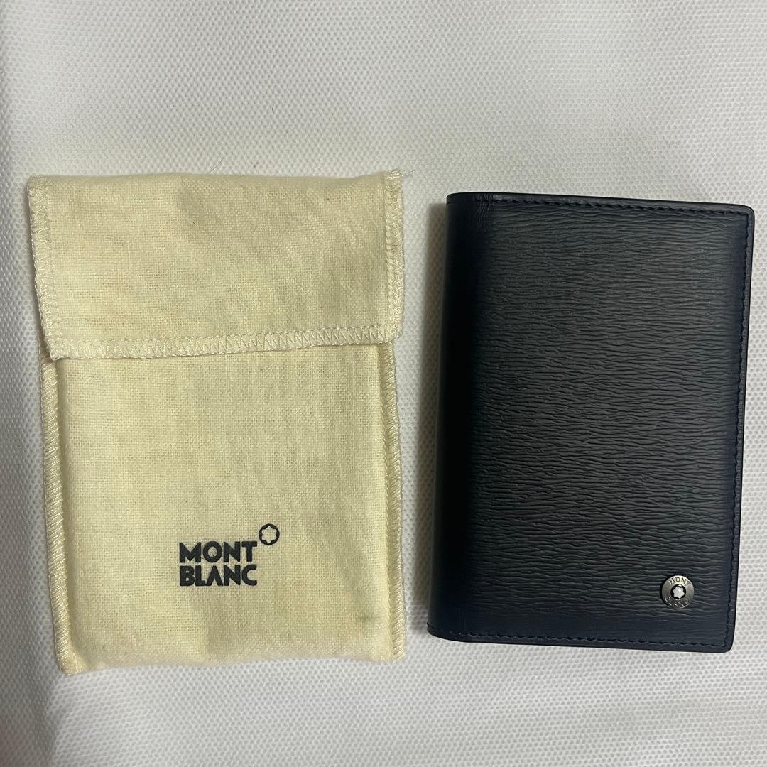 MONTBLANC 黒 レザー モンブラン　名刺入れ　美品