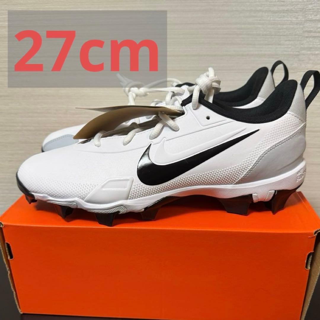 NIKE 野球 ポイントスパイク Force Trout 9 ホワイト 白