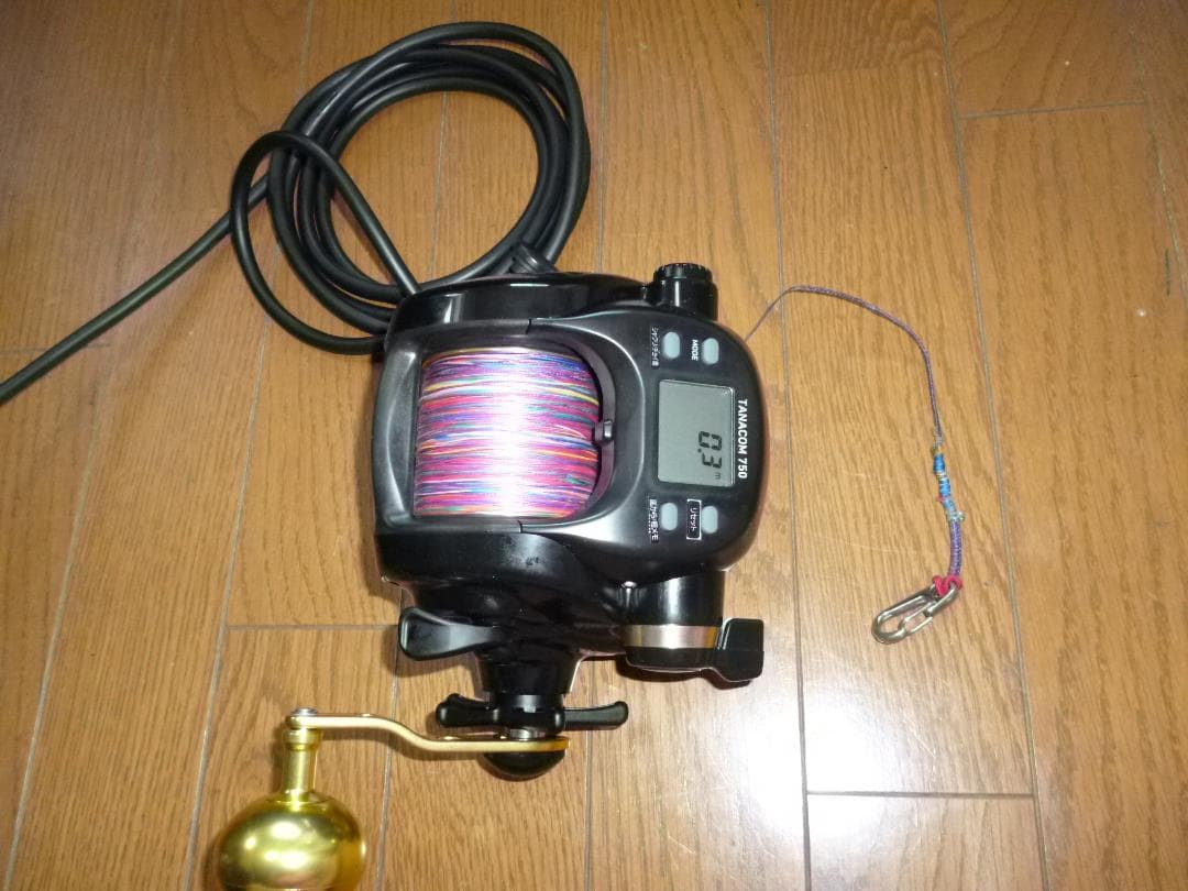 値下げ❗️電動リールdaiwa タナコン750！美品！8号500m付！大物用❗️