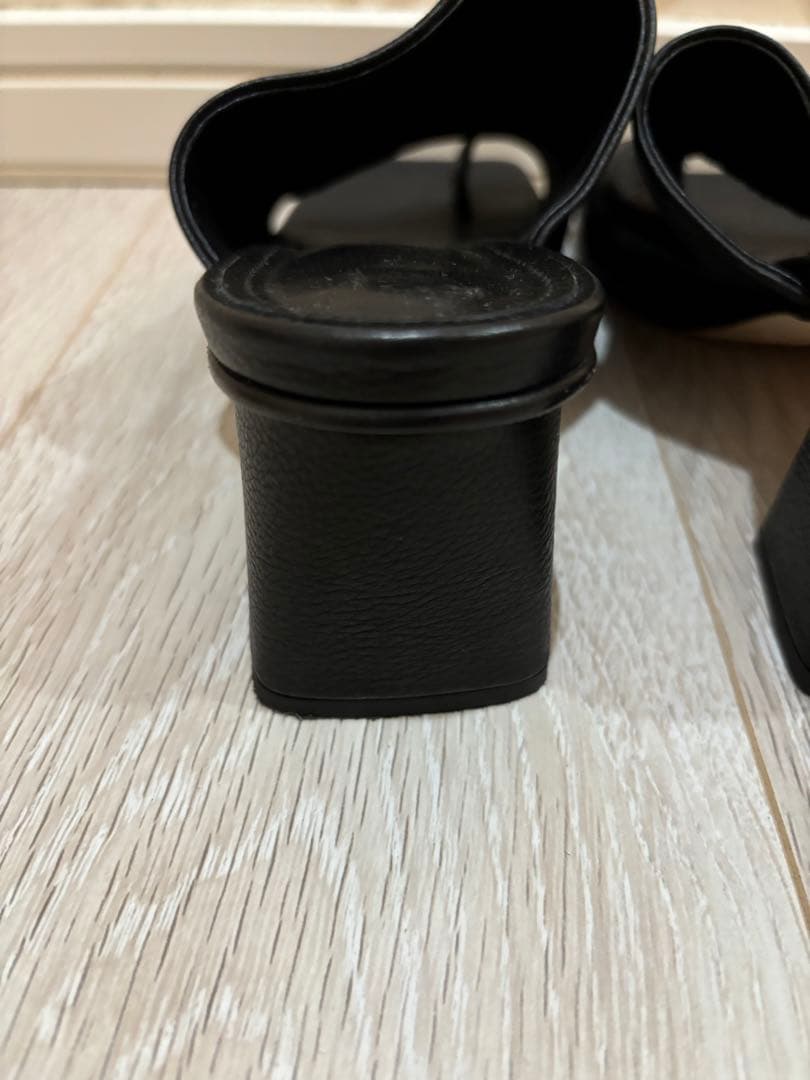 c*e様 【美品】FABIO RUSCONI レザー オープントゥ ミュール